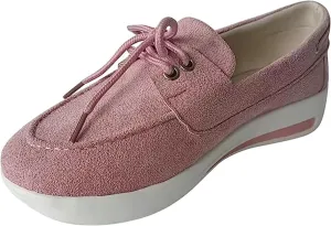 Ladmiple Sneakers For Women Walking Shoes Slip On Comfort Casual Dressy Summer Fashion Non Slip Platform Flats Loafers